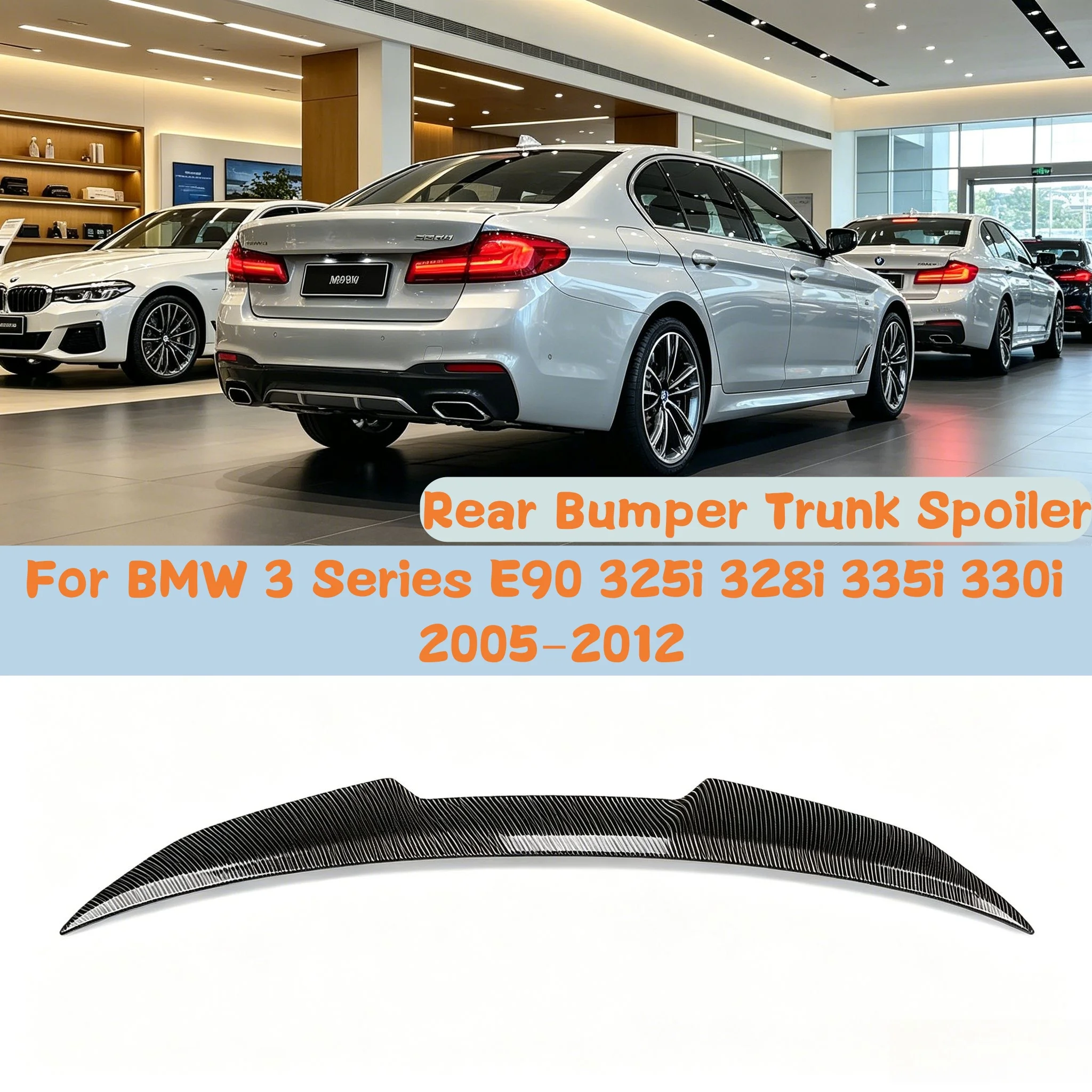 For BMW 3 Series E90 325i 328i 335i 330i 2005-2012 Rear Roof Spoiler Wing PSM Style Car Styling Exterior Sport Accessory
For BMW 3 Series E90 325i 328i 335i 330i 2005-2012 Rear Roof Spoiler Wing PSM Style Car Styling Exterior Sport Accessory