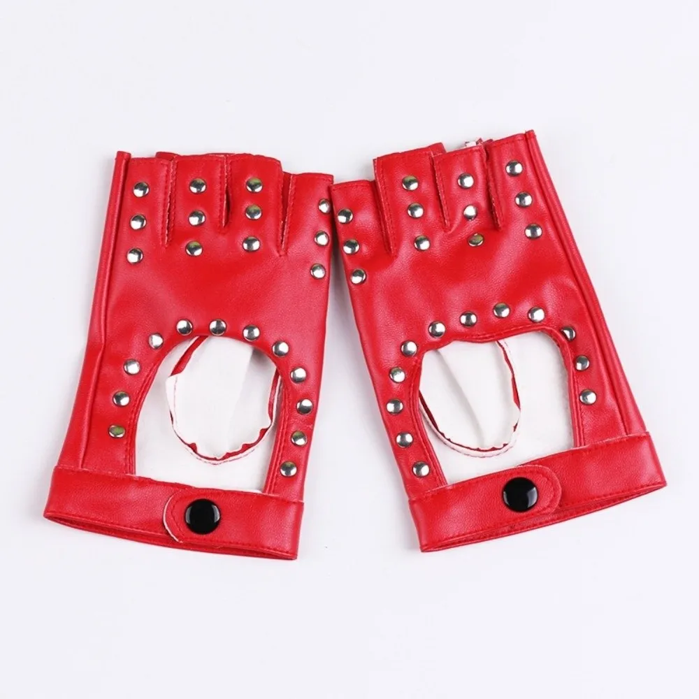 New PU Leather Half Finger Gloves Fingerless Hip Hop Punk Motorcycle Gloves Rivet Nightclub Pole Dancing Mittens Women
New PU Leather Half Finger Gloves Fingerless Hip Hop Punk Motorcycle Gloves Rivet Nightclub Pole Dancing Mittens Women