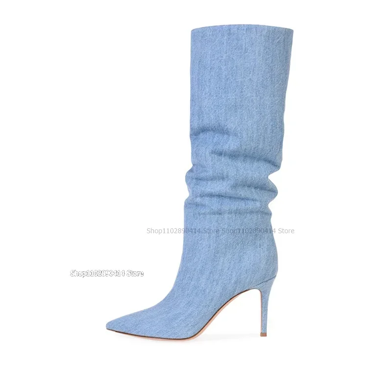 Pink Matte Leather Pleated Boots Over The Knee Pointed Toe Women Shoes Thin High Heels New Fashion Sexy 2026 Zapatos Para Mujere
Pink Matte Leather Pleated Boots Over The Knee Pointed Toe Women Shoes Thin High Heels New Fashion Sexy 2026 Zapatos Para Mujere