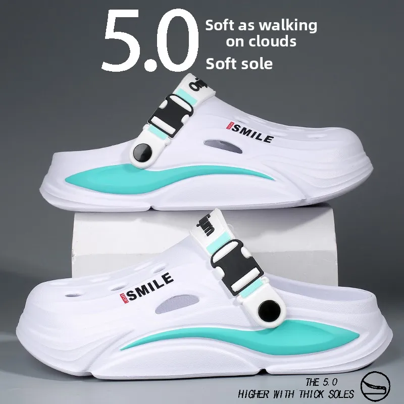 Men's Summer Outdoor Anti-Slip Thick Bottom Sandals Breathable Slip-On Shoes Casual Beach Sports Flats Flat Footwear
Men's Summer Outdoor Anti-Slip Thick Bottom Sandals Breathable Slip-On Shoes Casual Beach Sports Flats Flat Footwear