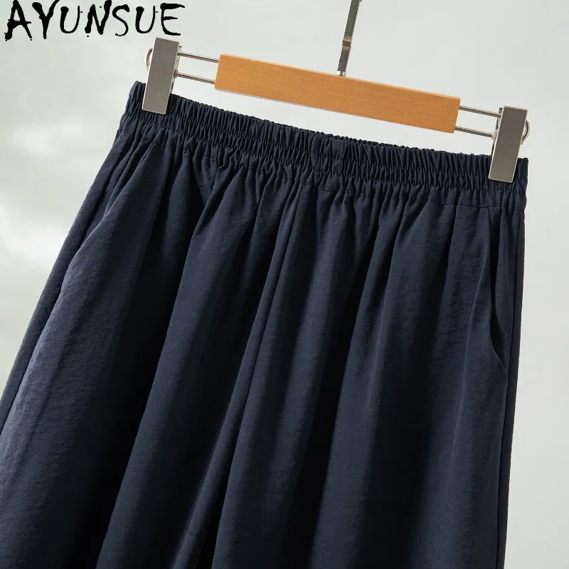 AYUNSUE 76% Silk Women's Pants Korean Style Loose Lantern Pants for Women Solid Casual Summer Pants Woman Clothes Ropa De Mujer
AYUNSUE 76% Silk Women's Pants Korean Style Loose Lantern Pants for Women Solid Casual Summer Pants Woman Clothes Ropa De Mujer
