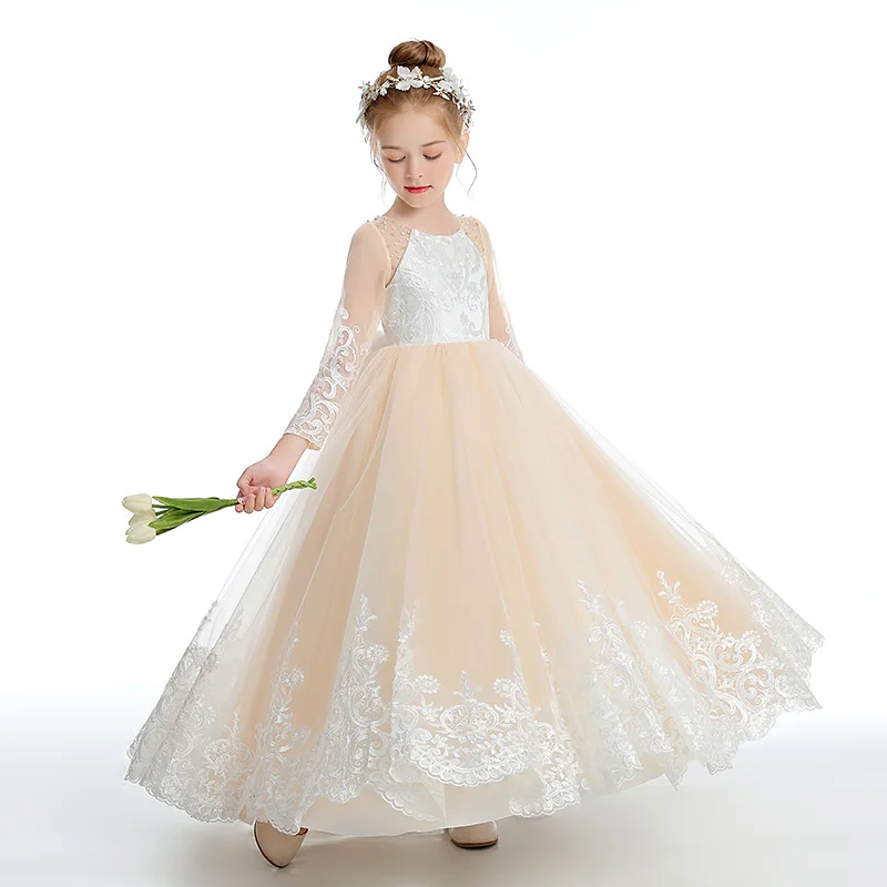 Baby Kids Princess Satin Lace Applique Flower Girl Dress Children First Communion Dress Ball Gown Wedding Party Dress Birthday
Baby Kids Princess Satin Lace Applique Flower Girl Dress Children First Communion Dress Ball Gown Wedding Party Dress Birthday
