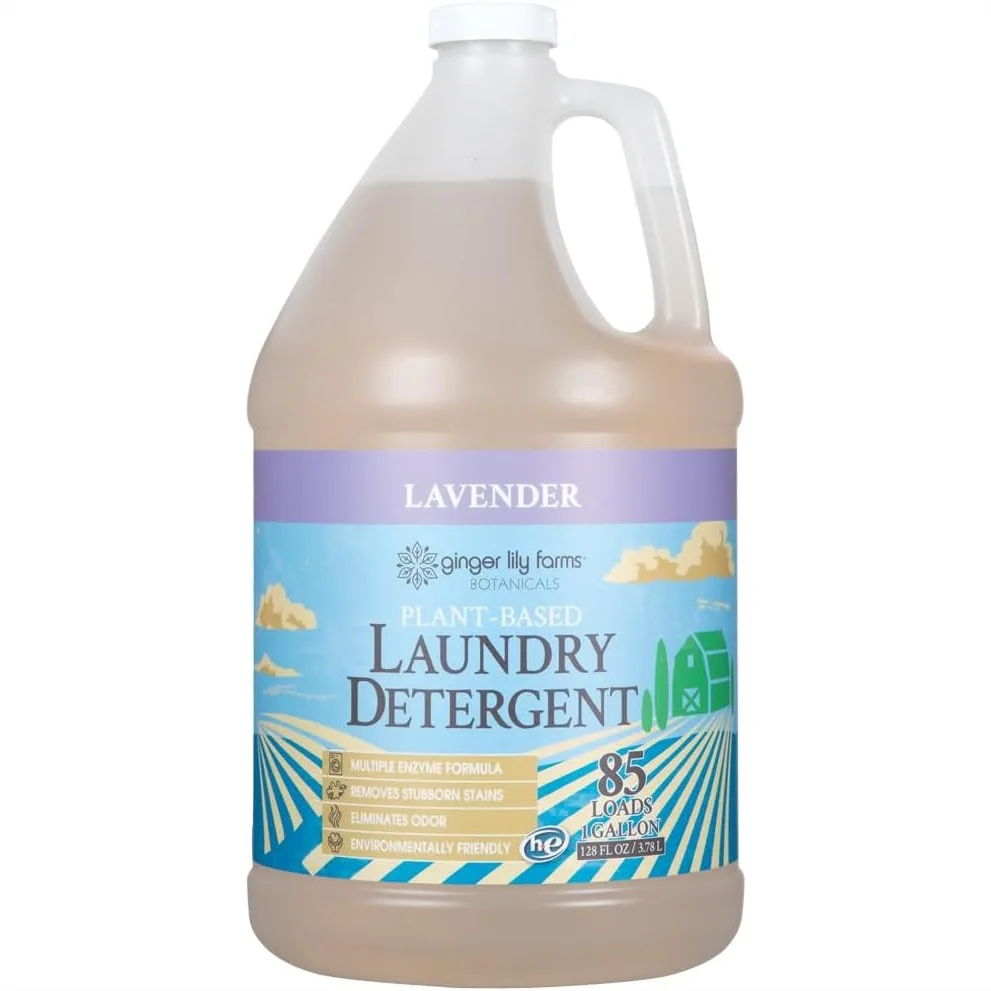 Plant-Based Liquid Laundry Detergent, Lavender, Concentrated, HE Compatible, 85 Loads, 1 Gallon
Plant-Based Liquid Laundry Detergent, Lavender, Concentrated, HE Compatible, 85 Loads, 1 Gallon