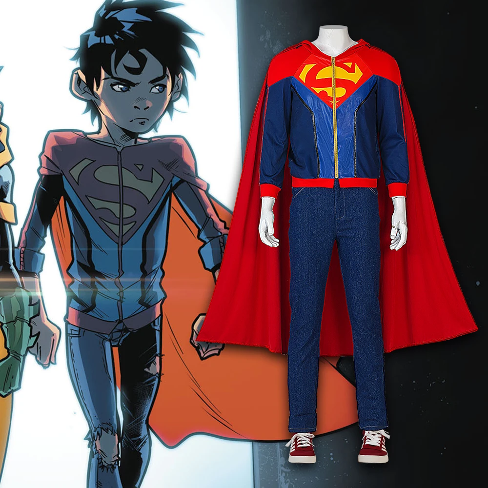 Manluyunxiao Superboy Jonathan Kent Cosplay Costume Full Set Custom Size Halloween Christmas Comic Con
Manluyunxiao Superboy Jonathan Kent Cosplay Costume Full Set Custom Size Halloween Christmas Comic Con