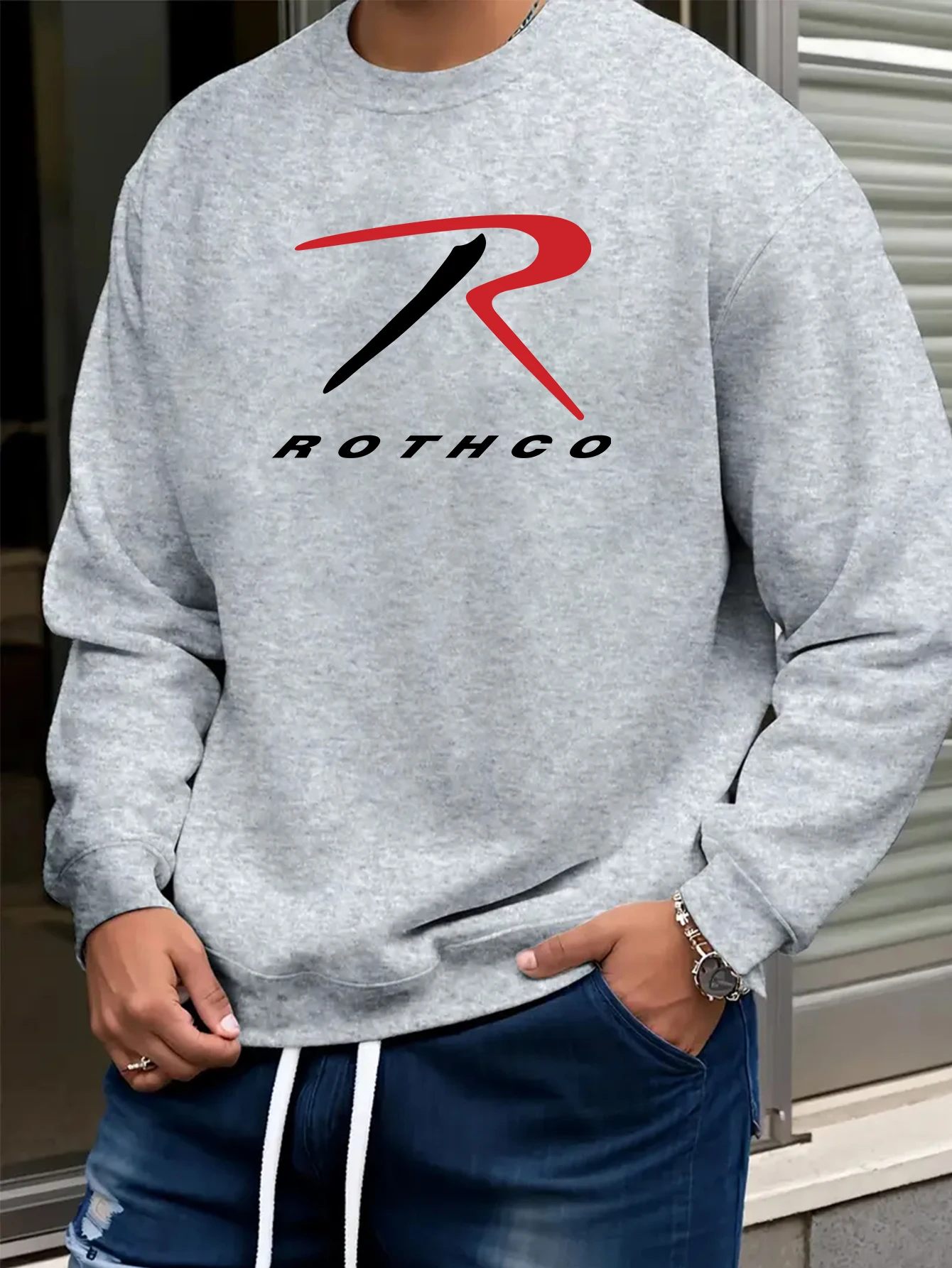 Мужская повседневная толстовка с круглым вырезом и длинными рукавами с принтом «Ротко» — бежевый, свободный крой, удобный весенний пуловер
Мужская повседневная толстовка с круглым вырезом и длинными рукавами с принтом «Ротко» — бежевый, свободный крой, удобный весенний пуловер