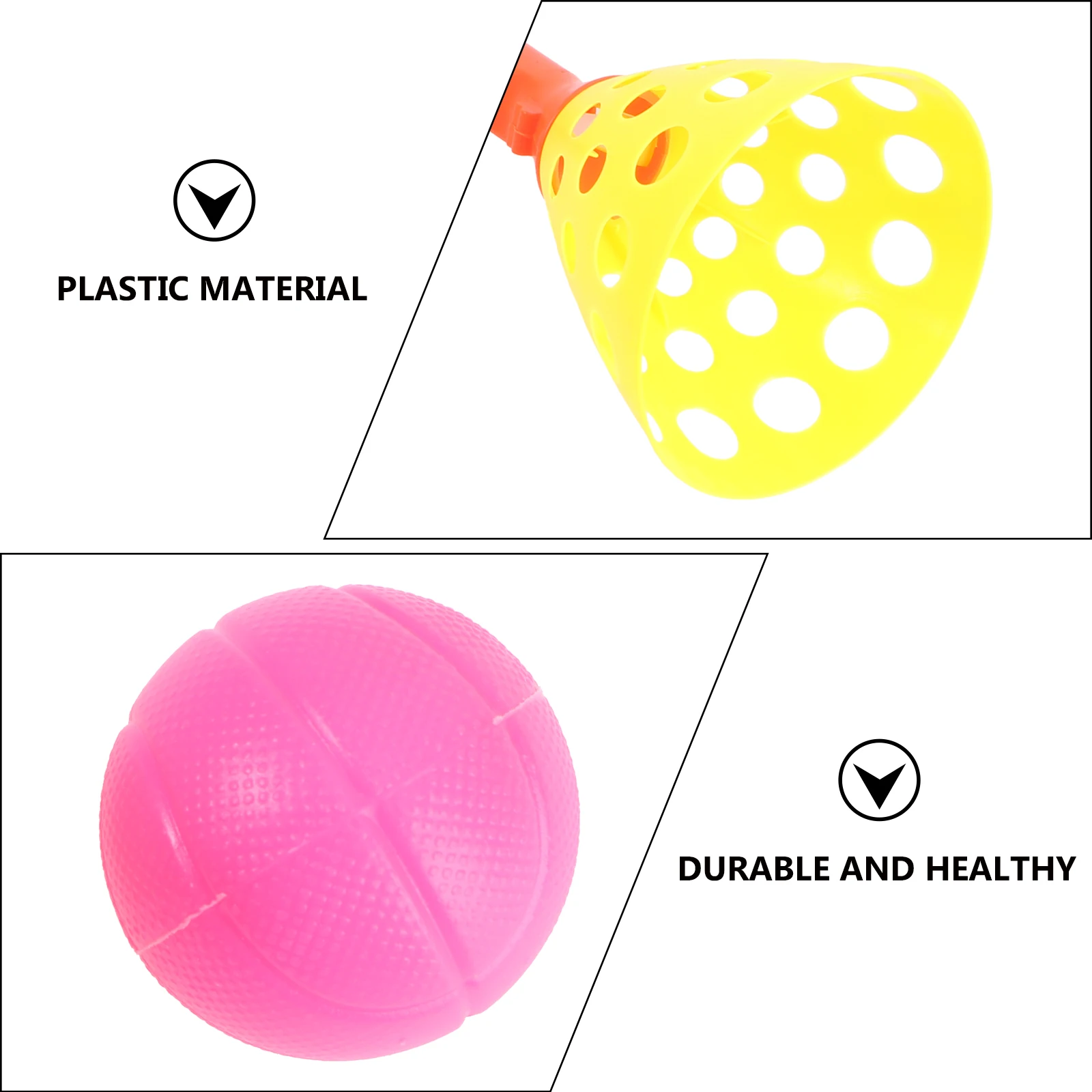 2 Pairs Catch The Ball Bounce Set Parent-child Bouncy Balls for Kids Launch Plastic Shooting Chuck Toy
2 Pairs Catch The Ball Bounce Set Parent-child Bouncy Balls for Kids Launch Plastic Shooting Chuck Toy