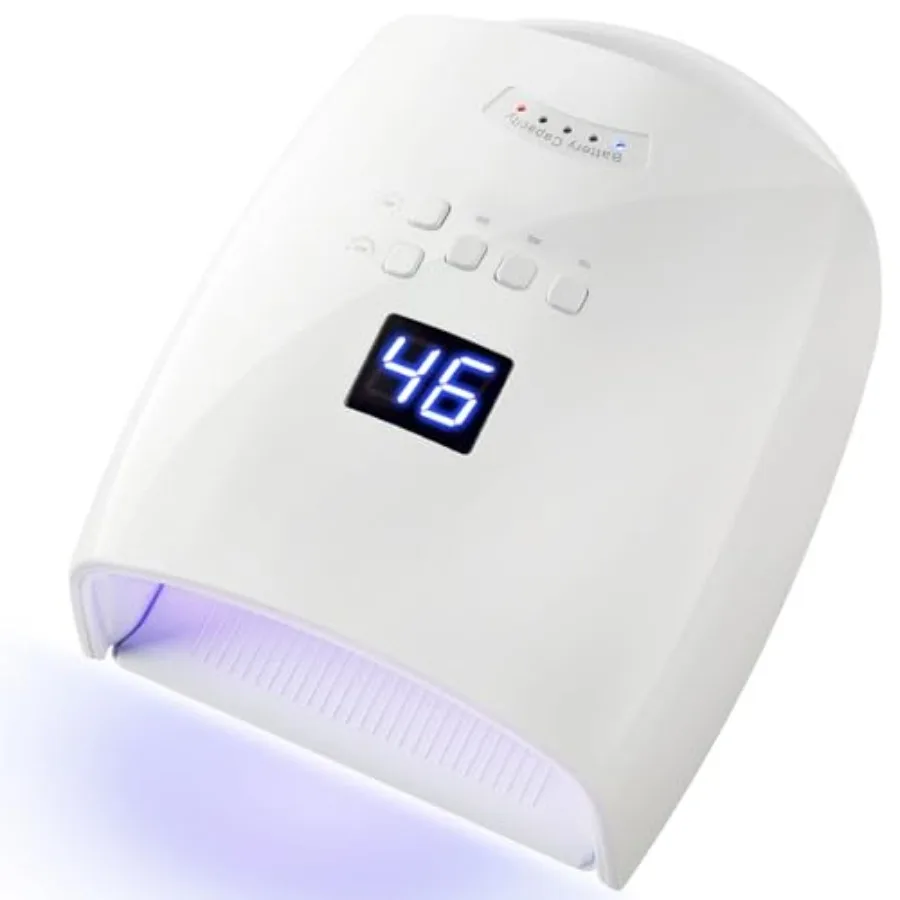 Cordless UV LED Nail Lamp, Rechargeable 66W UV Light Nail Curing Lamp for Gel Nails Acrylic Polish with Auto Sensor and 5 Timer
Cordless UV LED Nail Lamp, Rechargeable 66W UV Light Nail Curing Lamp for Gel Nails Acrylic Polish with Auto Sensor and 5 Timer