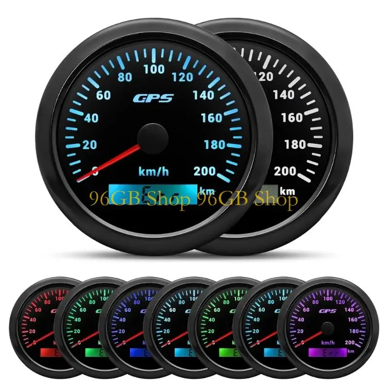 96GB Stainless Steel Speedometer Gauge 200km/h Waterproof Design For Car Watercraft Marine Vehicles Boats Motorcycles Plastic
96GB Stainless Steel Speedometer Gauge 200km/h Waterproof Design For Car Watercraft Marine Vehicles Boats Motorcycles Plastic