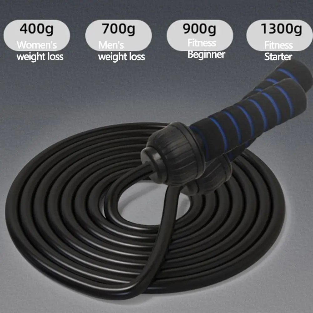 Adjustable Length Weighted Jump Rope Reusable Foam Handles Heavy Skipping Rope Portable Durable Athletic Rope Children
Adjustable Length Weighted Jump Rope Reusable Foam Handles Heavy Skipping Rope Portable Durable Athletic Rope Children