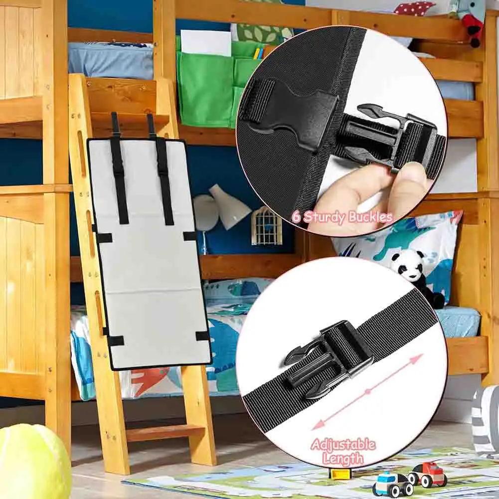 Серый чехол для лестницы детских двухъярусных кроватей с защитой от падения, двухслойная конструкция, подходит для большинства размеров лестниц 78x38x3,5 см.
Серый чехол для лестницы детских двухъярусных кроватей с защитой от падения, двухслойная конструкция, подходит для большинства размеров лестниц 78x38x3,5 см.