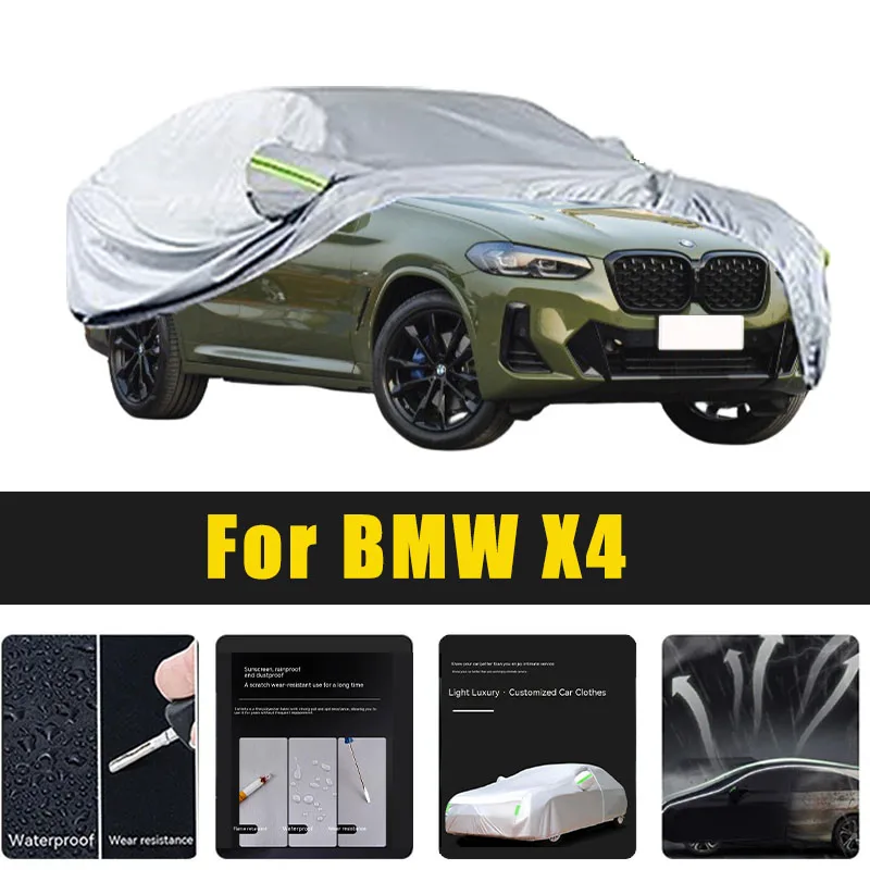 Full Car Covers Outdoor Sun UV Protection Dust Rain Snow Oxford cover Protective For BMW X4 Accessories
Full Car Covers Outdoor Sun UV Protection Dust Rain Snow Oxford cover Protective For BMW X4 Accessories