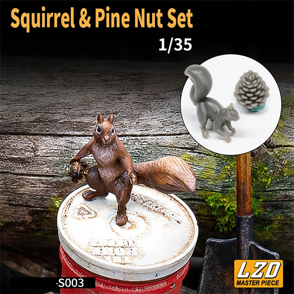 LIANG-S003 Squirrel & Pine Cone Set Miniature Accessories Diorama Scene Model Parts
LIANG-S003 Squirrel & Pine Cone Set Miniature Accessories Diorama Scene Model Parts