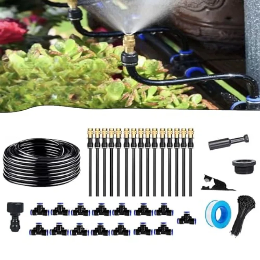 360 Curved Garden Automatic Irrigation System-Water-Saving Design Bendable Adjustable Garden Watering System in Black for Patio
360 Curved Garden Automatic Irrigation System-Water-Saving Design Bendable Adjustable Garden Watering System in Black for Patio