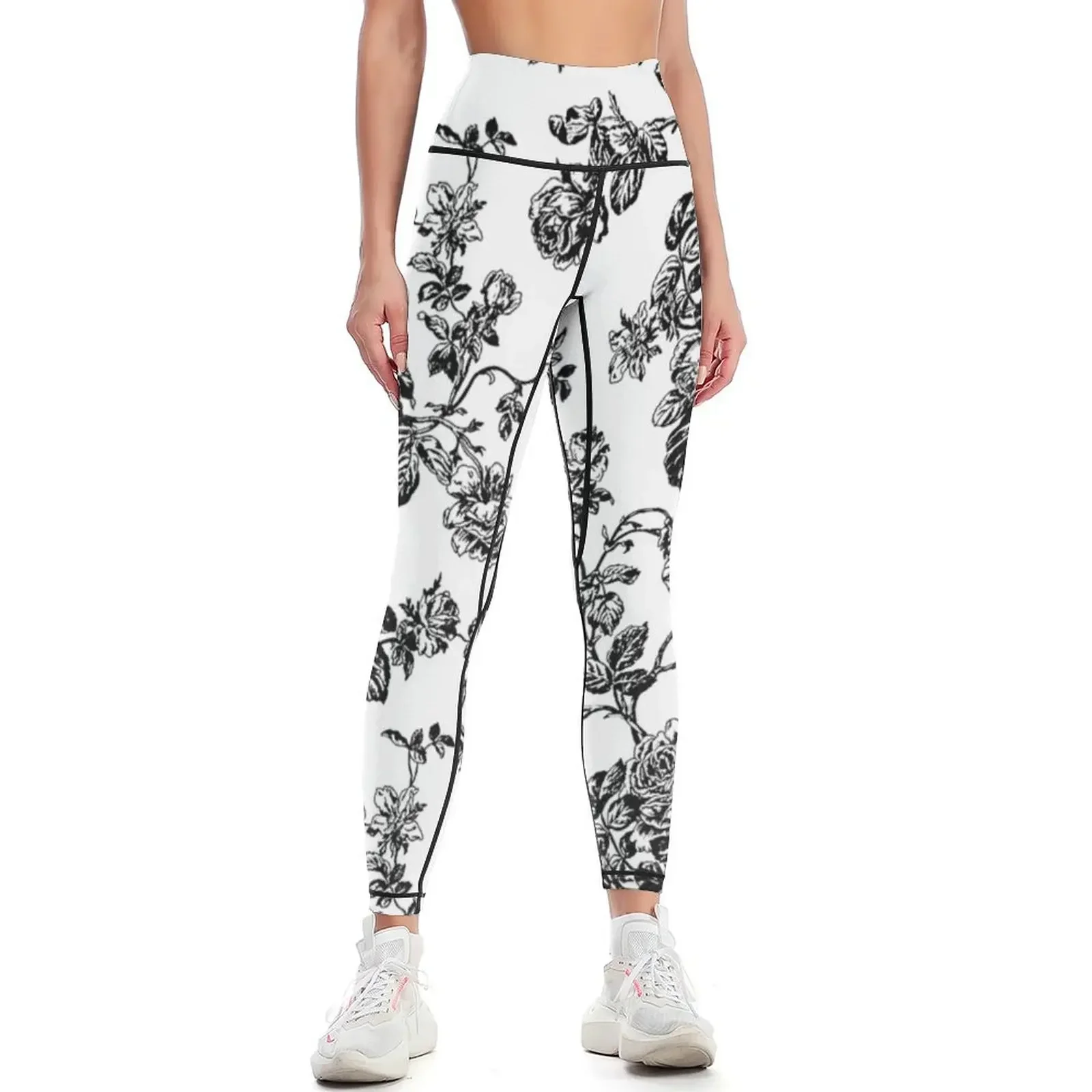 Toile, Black Roses Leggings Women's high waist Women's fitness gym pants Sports female Womens Leggings
Toile, Black Roses Leggings Women's high waist Women's fitness gym pants Sports female Womens Leggings