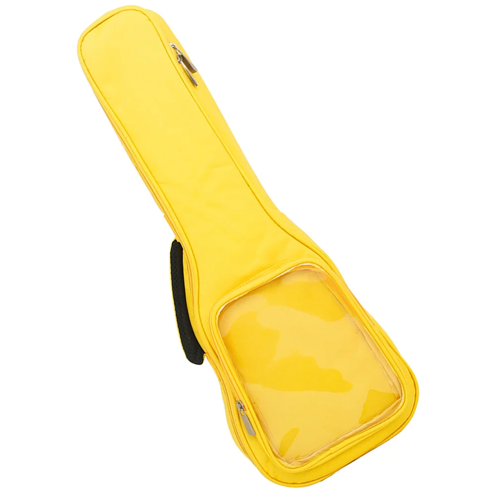 Ukulele Bag 23 Inch Yellow Transparent Side Pocket Lightweight Portable Waterproof Padded Gig Case Concert Tenor Storage
Ukulele Bag 23 Inch Yellow Transparent Side Pocket Lightweight Portable Waterproof Padded Gig Case Concert Tenor Storage