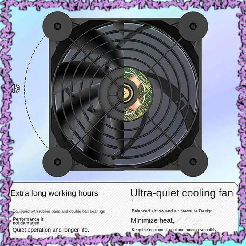SCLL-Computer PC Case Fan USB Powered 5V Silent Chassis Cooler For Router Cooling Screws Protective Net
SCLL-Computer PC Case Fan USB Powered 5V Silent Chassis Cooler For Router Cooling Screws Protective Net