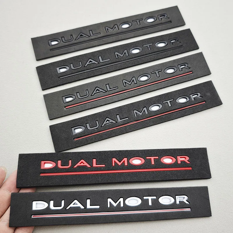 3D ABS DUAL MOTOR Emblem Letters Decal Underlined Logo Performance Car Trunk Badge Sticker For Tesla Model 3 Y S X Accessories
3D ABS DUAL MOTOR Emblem Letters Decal Underlined Logo Performance Car Trunk Badge Sticker For Tesla Model 3 Y S X Accessories
