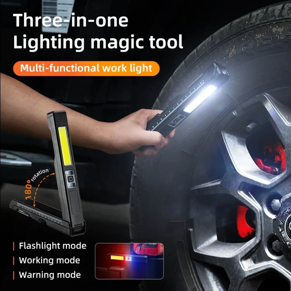 Rechargeable Led Flashlight Magnetic Work Light Portable Camping Lantern Waterproof Outdoor Lights for Car Repair
Rechargeable Led Flashlight Magnetic Work Light Portable Camping Lantern Waterproof Outdoor Lights for Car Repair