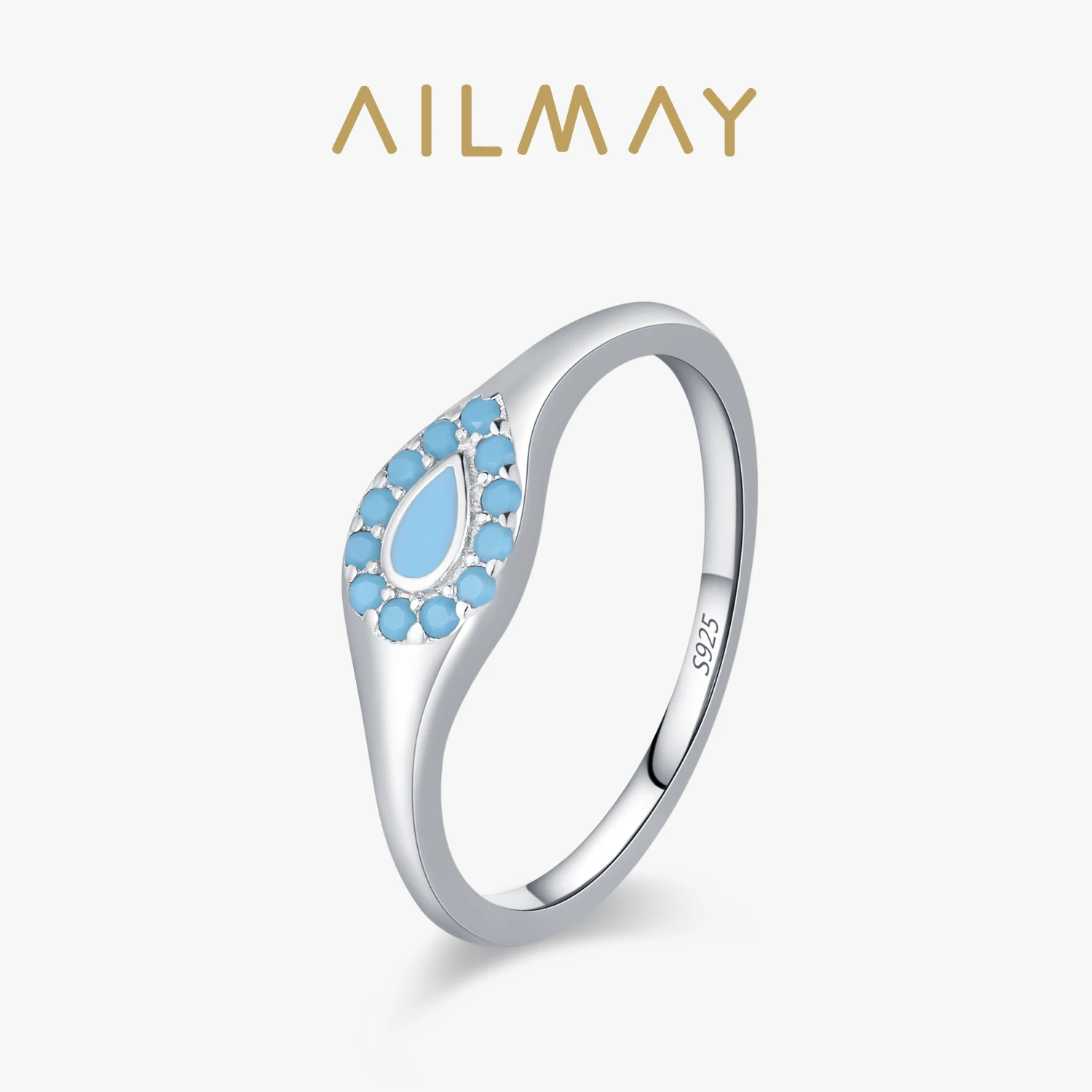 Ailmay Fashion 925 Sterling Silver Water Drop Turquoise Finger Rings For Women Holiday Fine Jewelry Gifts
Ailmay Fashion 925 Sterling Silver Water Drop Turquoise Finger Rings For Women Holiday Fine Jewelry Gifts