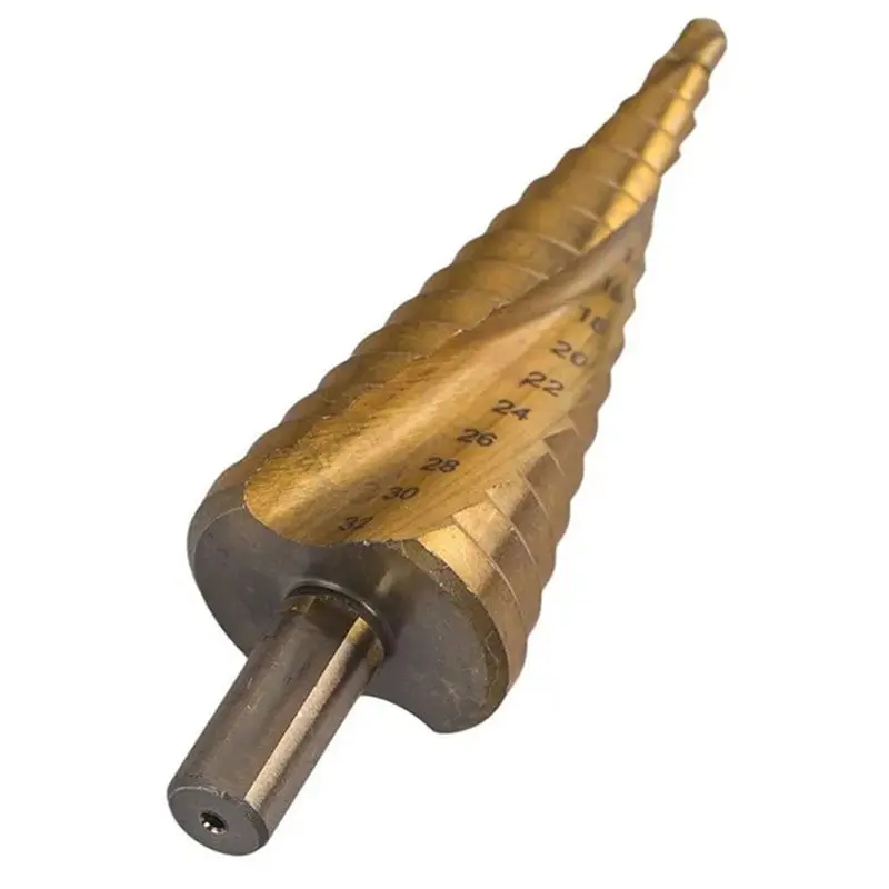 LLCS-Pagoda Step Spiral Groove Drill Bit Set, Hole Opener, Hex Shank Cone Drilling Tool
LLCS-Pagoda Step Spiral Groove Drill Bit Set, Hole Opener, Hex Shank Cone Drilling Tool