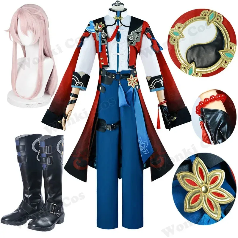 Star Rail Jiao Qiu Cosplay Costume Wig Jiaoqiu Tail for Men Game Role Play Party Outfits with Accessories
Star Rail Jiao Qiu Cosplay Costume Wig Jiaoqiu Tail for Men Game Role Play Party Outfits with Accessories