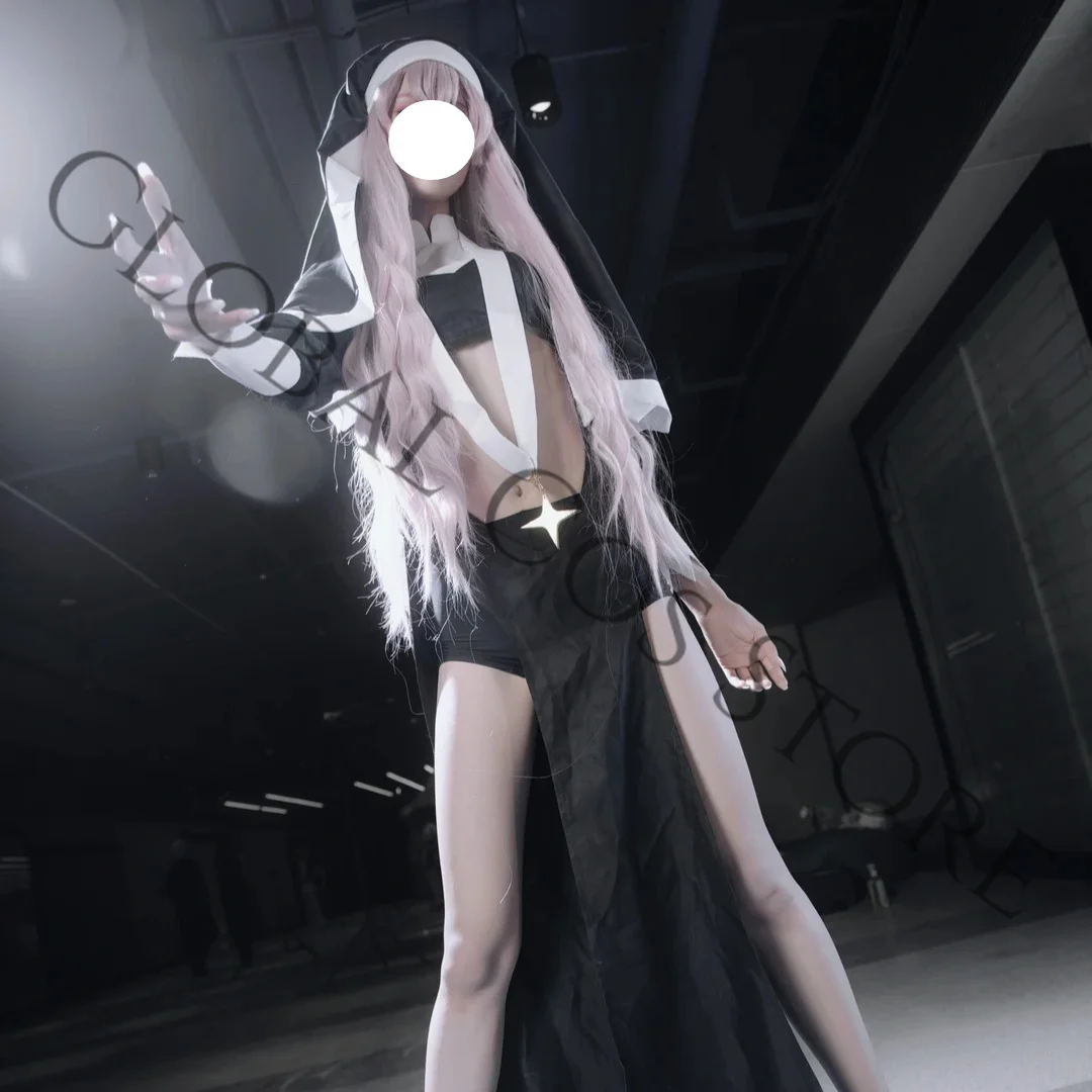 Anime Gushing Over Magical Girls Sister Gigant Nun Cosplay Sexy Costume Gothic Nun Unifrom for Halloween Comic Con Roleplay
Anime Gushing Over Magical Girls Sister Gigant Nun Cosplay Sexy Costume Gothic Nun Unifrom for Halloween Comic Con Roleplay