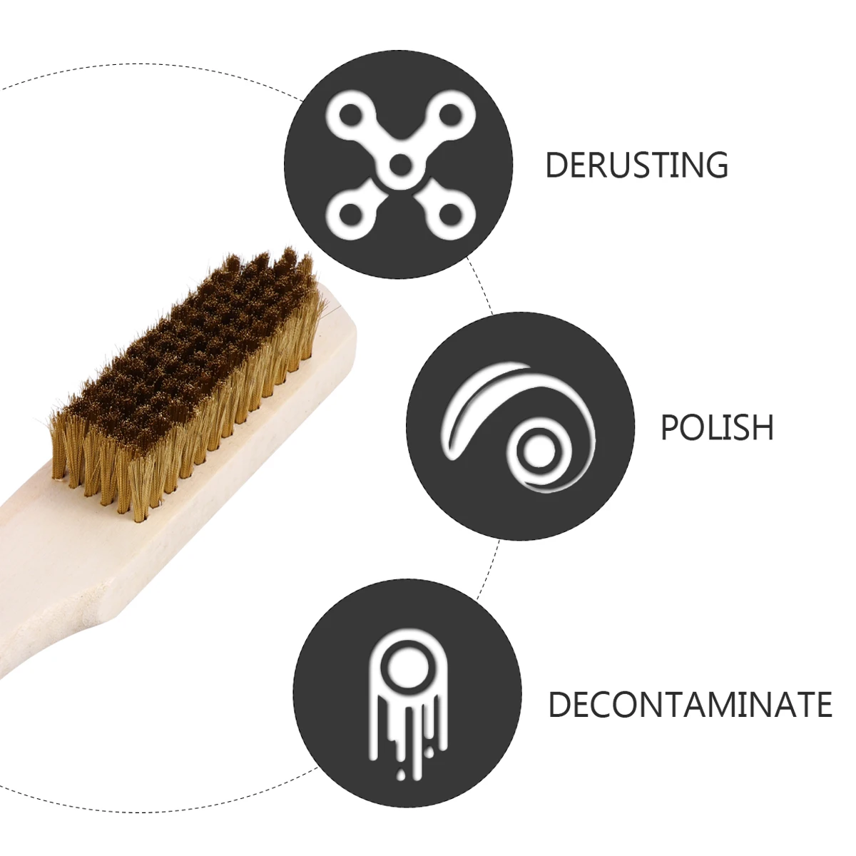 Copper Wire Cleaning Brush Heavy Duty Derusting Polishing Decontaminating Tool for Household Use High Quality Simple
Copper Wire Cleaning Brush Heavy Duty Derusting Polishing Decontaminating Tool for Household Use High Quality Simple