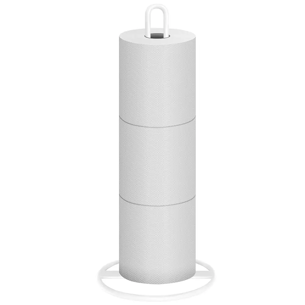Toilet Paper Holder Stand, , White Freestanding Toilet Paper Holder for Storing 3 Rolls of Toilet Papers (White)
Toilet Paper Holder Stand, , White Freestanding Toilet Paper Holder for Storing 3 Rolls of Toilet Papers (White)