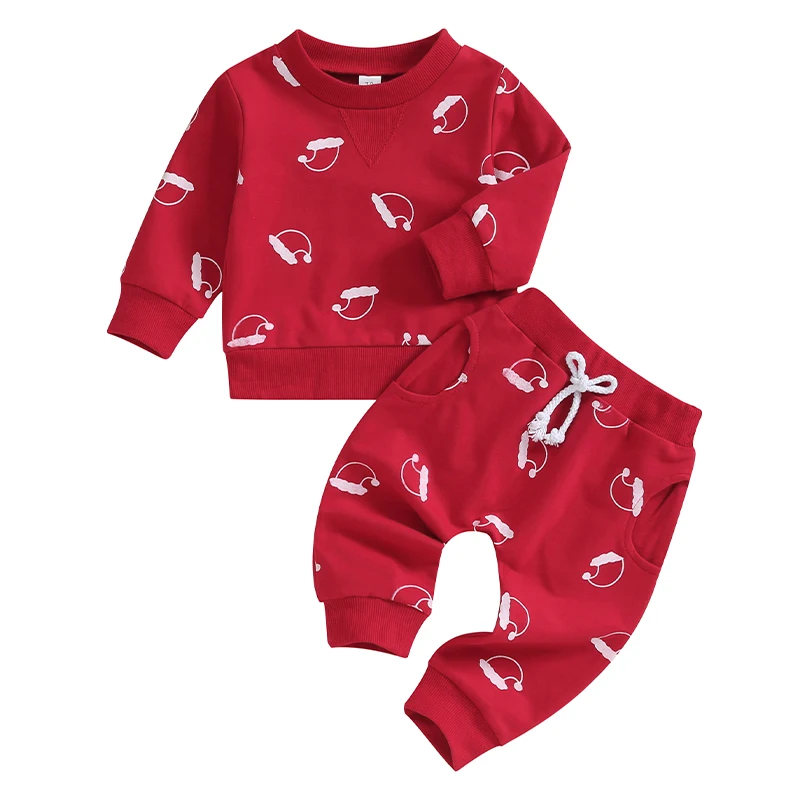 Fashion Toddler Baby Boys Girl Fall Clothes Sets Baby Girl Clothing Set Kids Xmas Hat Print Sweatshirt Pants 2Pcs Suits Outfits
Fashion Toddler Baby Boys Girl Fall Clothes Sets Baby Girl Clothing Set Kids Xmas Hat Print Sweatshirt Pants 2Pcs Suits Outfits