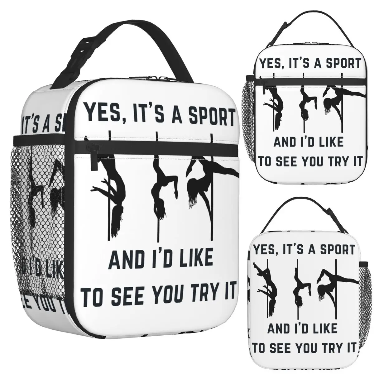 Yes, It's A Sport - Pole Dance Design Insulated Lunch Bag Picnic Storage Food Boxes Container Cooler Thermal Lunch Box Tote
Yes, It's A Sport - Pole Dance Design Insulated Lunch Bag Picnic Storage Food Boxes Container Cooler Thermal Lunch Box Tote