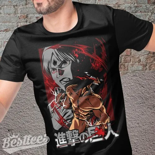 JAPANESE Attack on Titan Eren Yeager Levi Ackerman Mikasa Ackerman Anime T-Shirt
JAPANESE Attack on Titan Eren Yeager Levi Ackerman Mikasa Ackerman Anime T-Shirt