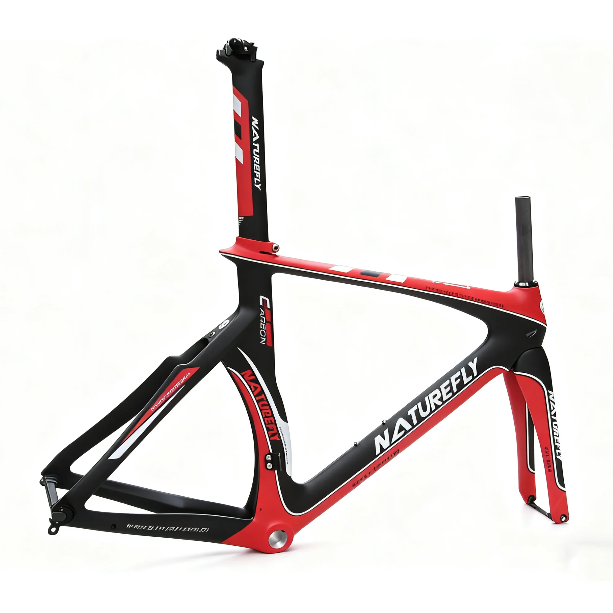NF Red Carbon Triathlon Bike Frame TT Bicycle Frame Time Trial Frameset 700x23c
NF Red Carbon Triathlon Bike Frame TT Bicycle Frame Time Trial Frameset 700x23c