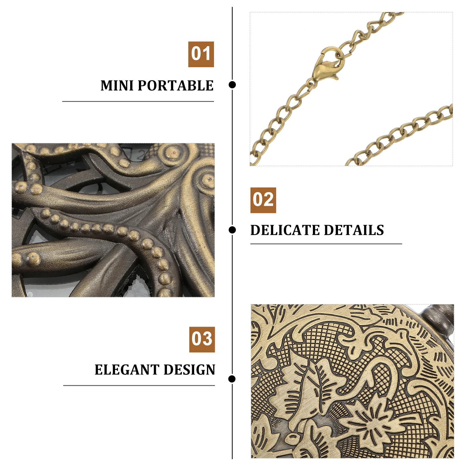 1pc Retro Pocket Hollow Out Vintage Quartz Movement Watch Mini Portable Lightweight Durable Men Women Gift Pocket Watch
1pc Retro Pocket Hollow Out Vintage Quartz Movement Watch Mini Portable Lightweight Durable Men Women Gift Pocket Watch