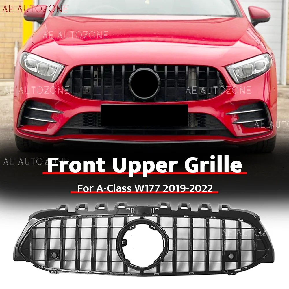Glossy Black Front Grille Without Camera Hole For A-Class W177/V177 2019-2022 A200 A220 A250 A35
Glossy Black Front Grille Without Camera Hole For A-Class W177/V177 2019-2022 A200 A220 A250 A35