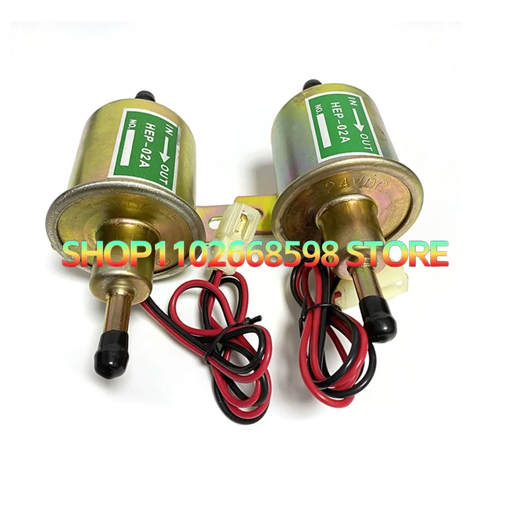 Low Pressure Gasoline Electric Fuel Pump HEP-02A 12V 24V for Car Motorcycle Diesel Pump Fuel Transfer Pump Excavator Accessories
Low Pressure Gasoline Electric Fuel Pump HEP-02A 12V 24V for Car Motorcycle Diesel Pump Fuel Transfer Pump Excavator Accessories