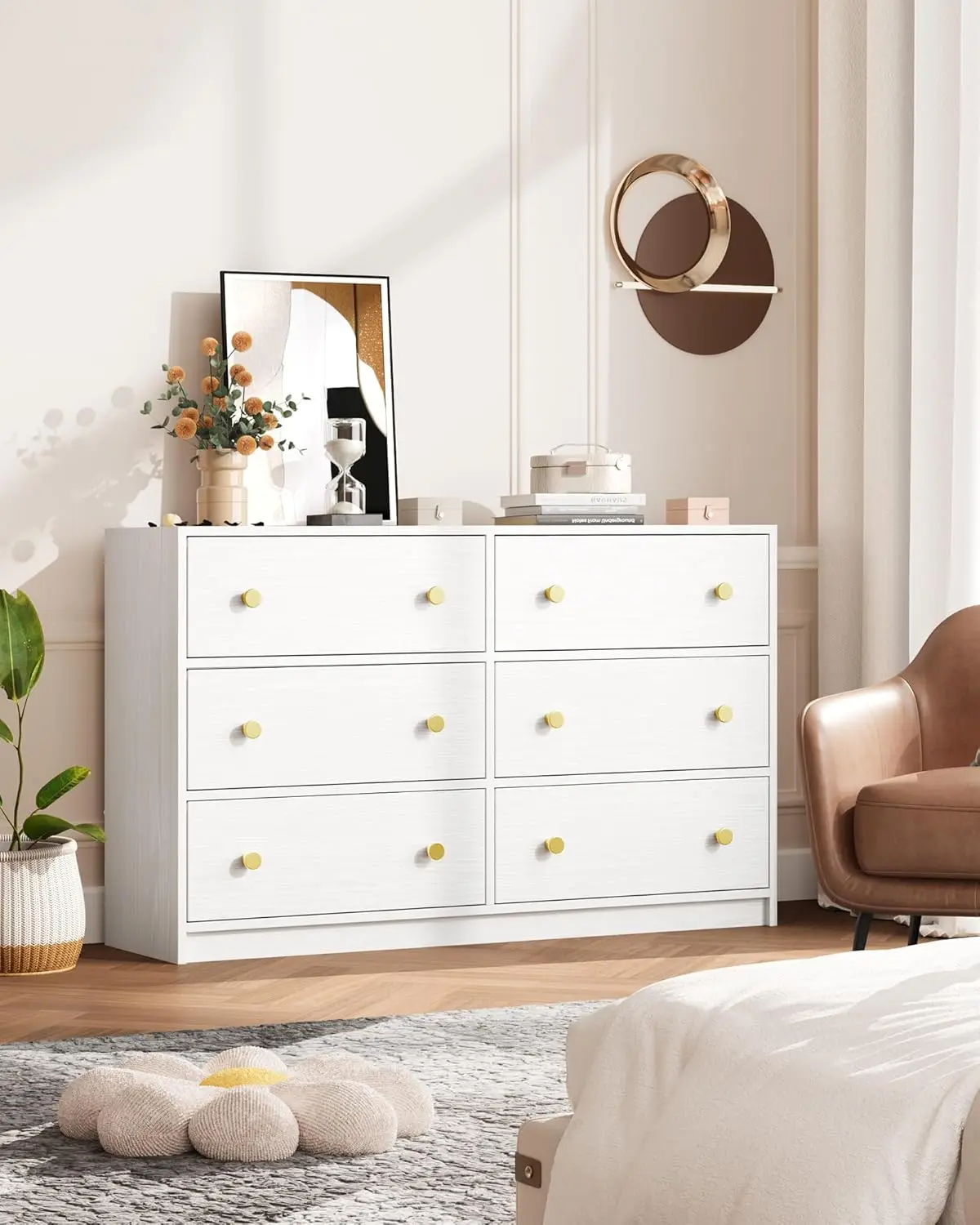 Dresser for Bedroom with 6 Drawers, Fabric Storage Tower, Dresser & Chest of Drawers Organizer, Storage Cabinet for Living Room
Dresser for Bedroom with 6 Drawers, Fabric Storage Tower, Dresser & Chest of Drawers Organizer, Storage Cabinet for Living Room