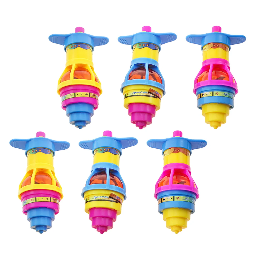 6 Pcs Luminous Gyroscope Toys LED Spinning Stress Reliever Funny Rotating Top for Kids Party Favor Glow Hobbies
6 Pcs Luminous Gyroscope Toys LED Spinning Stress Reliever Funny Rotating Top for Kids Party Favor Glow Hobbies