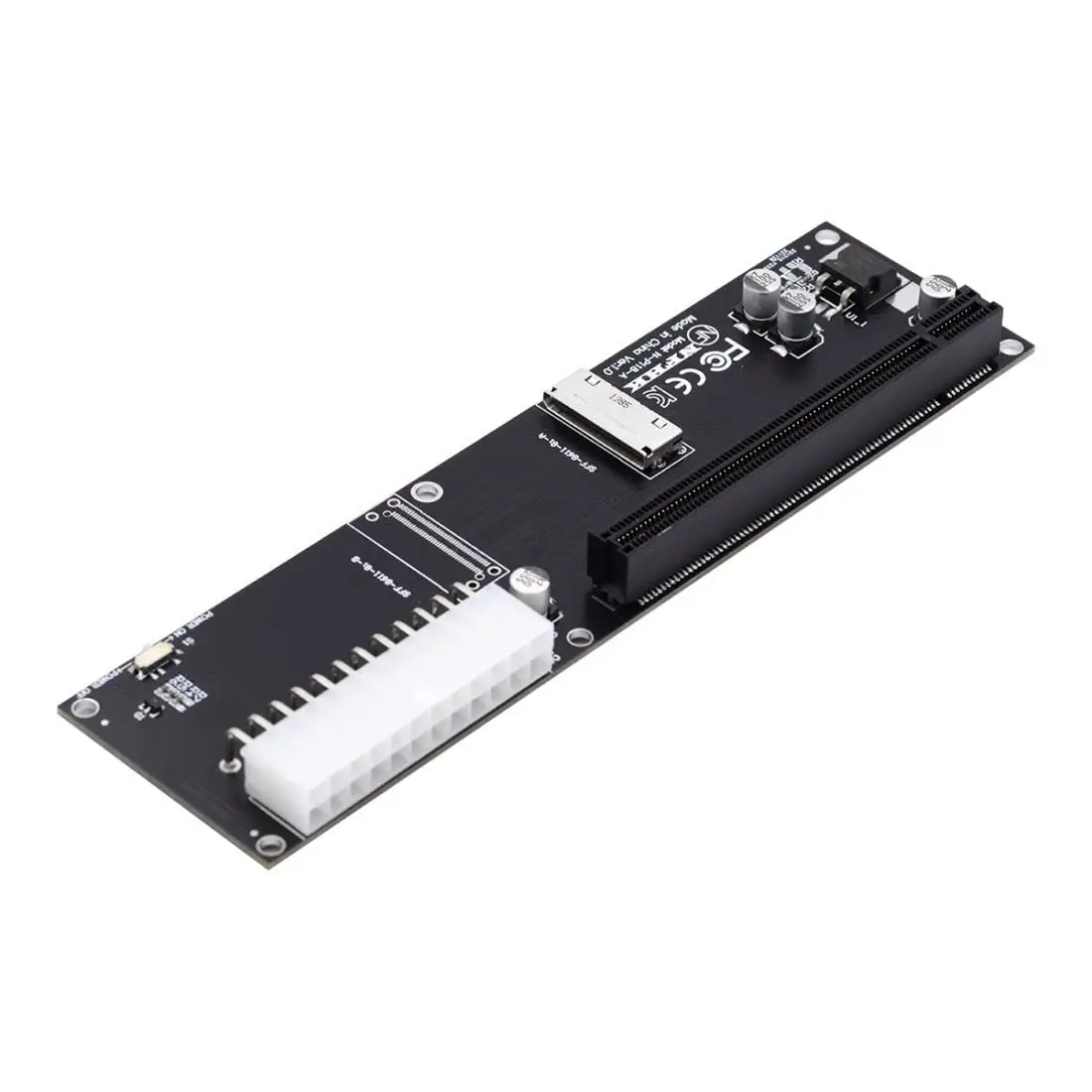 SFF-8611/8612 8i to PCI-E 16X PCI Express Expansion Card Adapter with ATX 24Pin Power for External Graphics Card & SSD
SFF-8611/8612 8i to PCI-E 16X PCI Express Expansion Card Adapter with ATX 24Pin Power for External Graphics Card & SSD