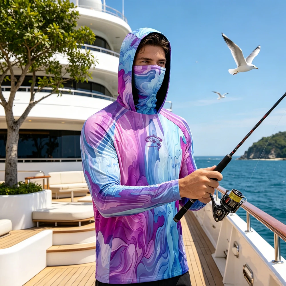 Men Fishing Clothing Long Sleeve Fishing Hoodies UPF50+ UV Hoodie Breathable Fishing Top Wear Shirt for Fishing Camping Hiking
Men Fishing Clothing Long Sleeve Fishing Hoodies UPF50+ UV Hoodie Breathable Fishing Top Wear Shirt for Fishing Camping Hiking