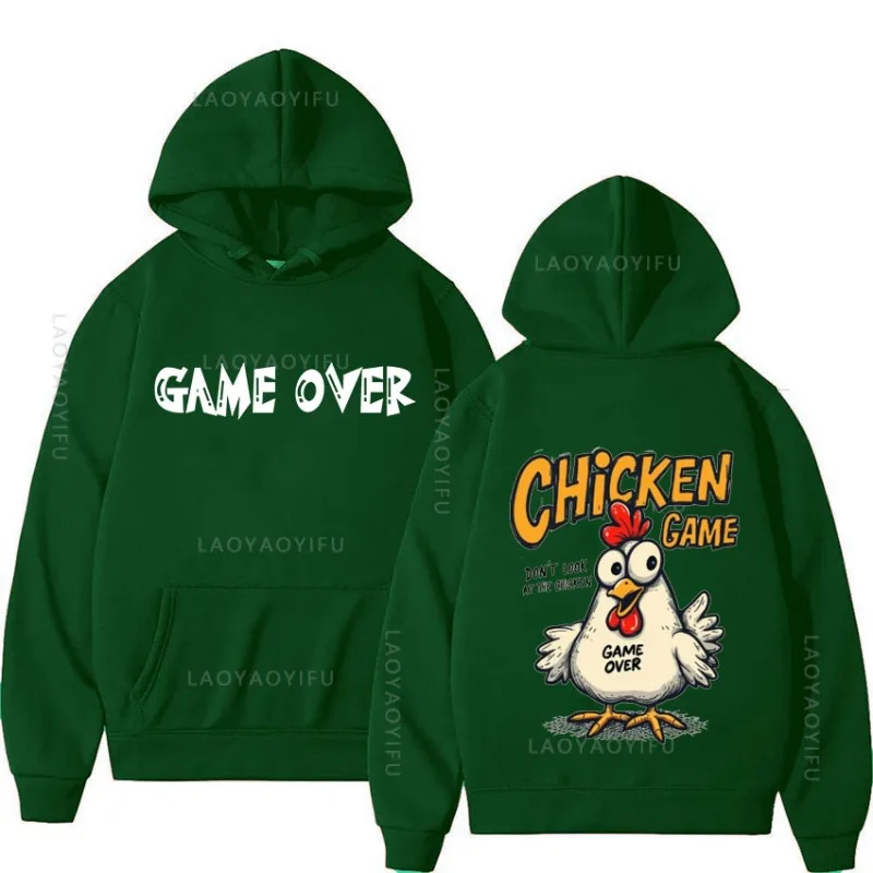Chicken Game Don't Look At The Chicken Theme Hooded Hoody Pullovers Graphic Sweatshirts Men's Autumn Clothing Hoodie Sweatshirt
Chicken Game Don't Look At The Chicken Theme Hooded Hoody Pullovers Graphic Sweatshirts Men's Autumn Clothing Hoodie Sweatshirt