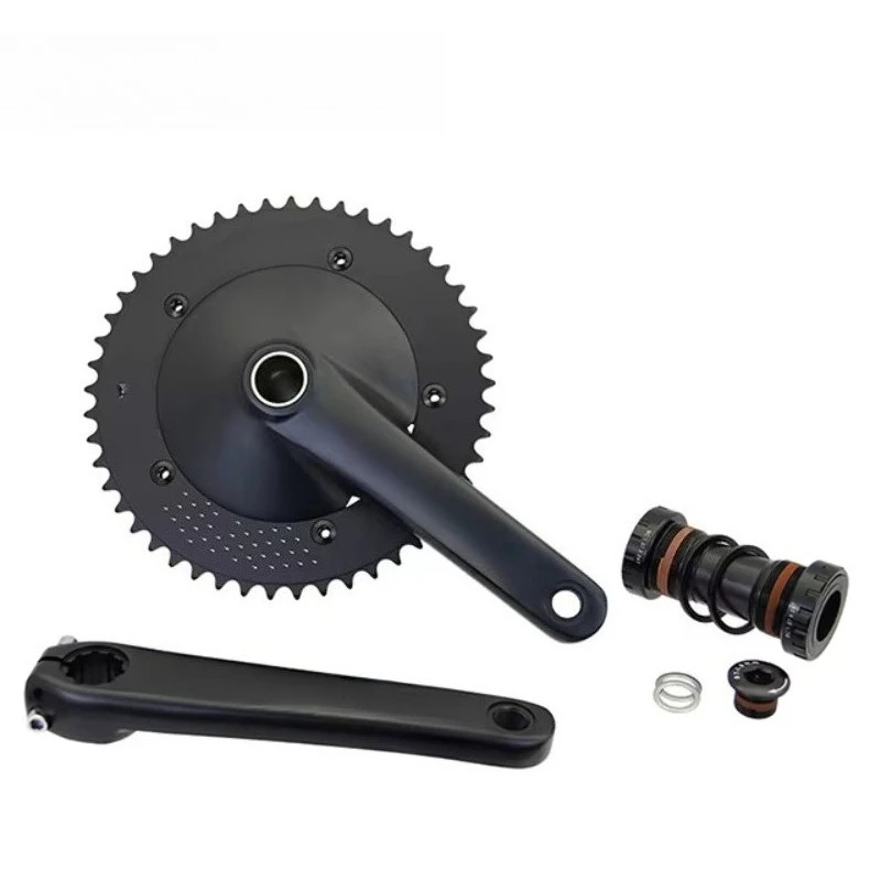 Bicycle Parts Hot Sale Fixed Gear Anodized Crank 49T 165mm Black Silver Anodized Aluminum Alloy Crankset
Bicycle Parts Hot Sale Fixed Gear Anodized Crank 49T 165mm Black Silver Anodized Aluminum Alloy Crankset