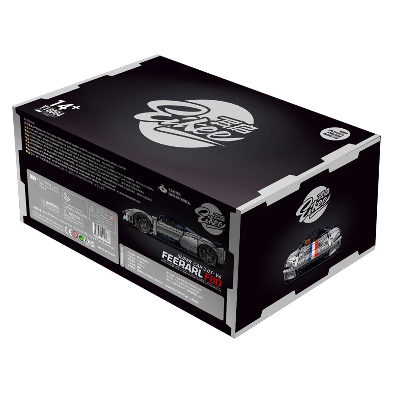 IN STOCK Y18004 MOC Technical 1:8 F80 Supercar Building Blocks Bricks Assembling Model Toys for Boys Christmas Gift Set
IN STOCK Y18004 MOC Technical 1:8 F80 Supercar Building Blocks Bricks Assembling Model Toys for Boys Christmas Gift Set