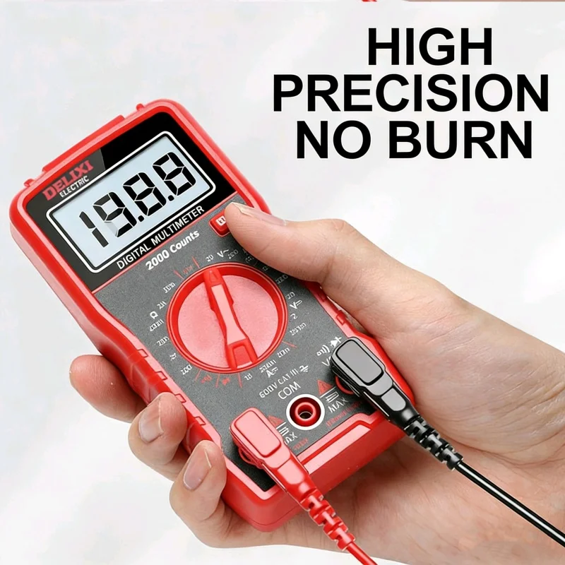 Multimeter High-Precision Intelligent 600uA 10A Digital Meter For Electrician Maintenance Anti-Burn Current Voltage Tester
Multimeter High-Precision Intelligent 600uA 10A Digital Meter For Electrician Maintenance Anti-Burn Current Voltage Tester