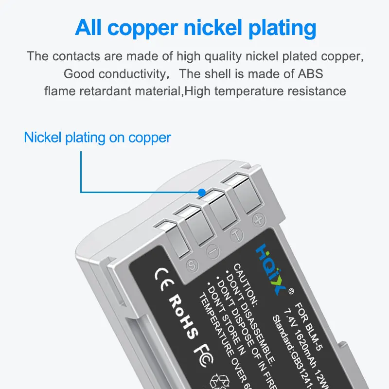 HQIX for OLYMPUS E-520 510 330 500 300 3 1 C-5060 7070 8080 Camera BLM-5 Charger Battery
HQIX for OLYMPUS E-520 510 330 500 300 3 1 C-5060 7070 8080 Camera BLM-5 Charger Battery