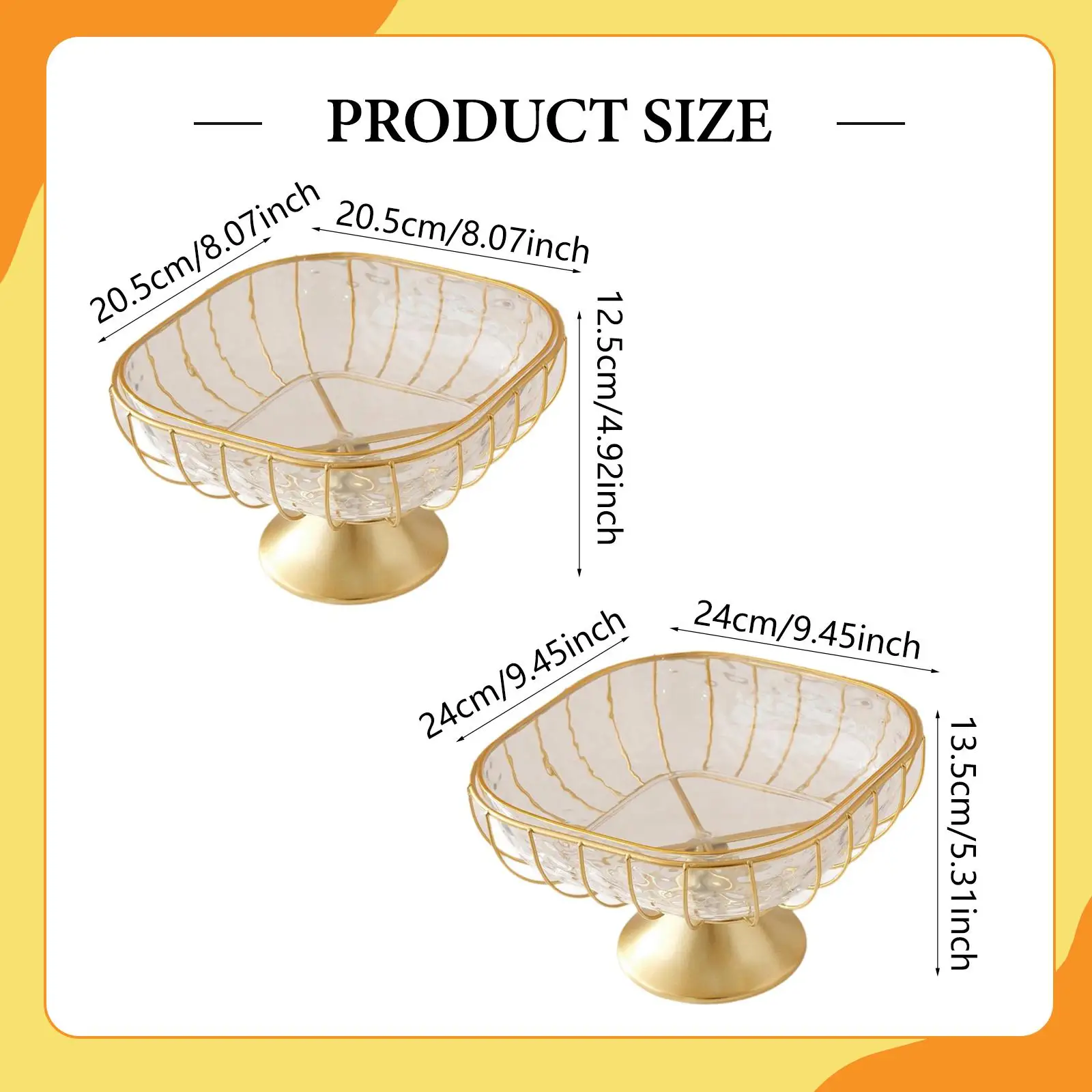Metal Iron Fruit Bowl Modern Fruit Holder Decorative Bowl Stylish Bread Storage Basket for Home Outdoor Parties Cabinet Decor
Metal Iron Fruit Bowl Modern Fruit Holder Decorative Bowl Stylish Bread Storage Basket for Home Outdoor Parties Cabinet Decor