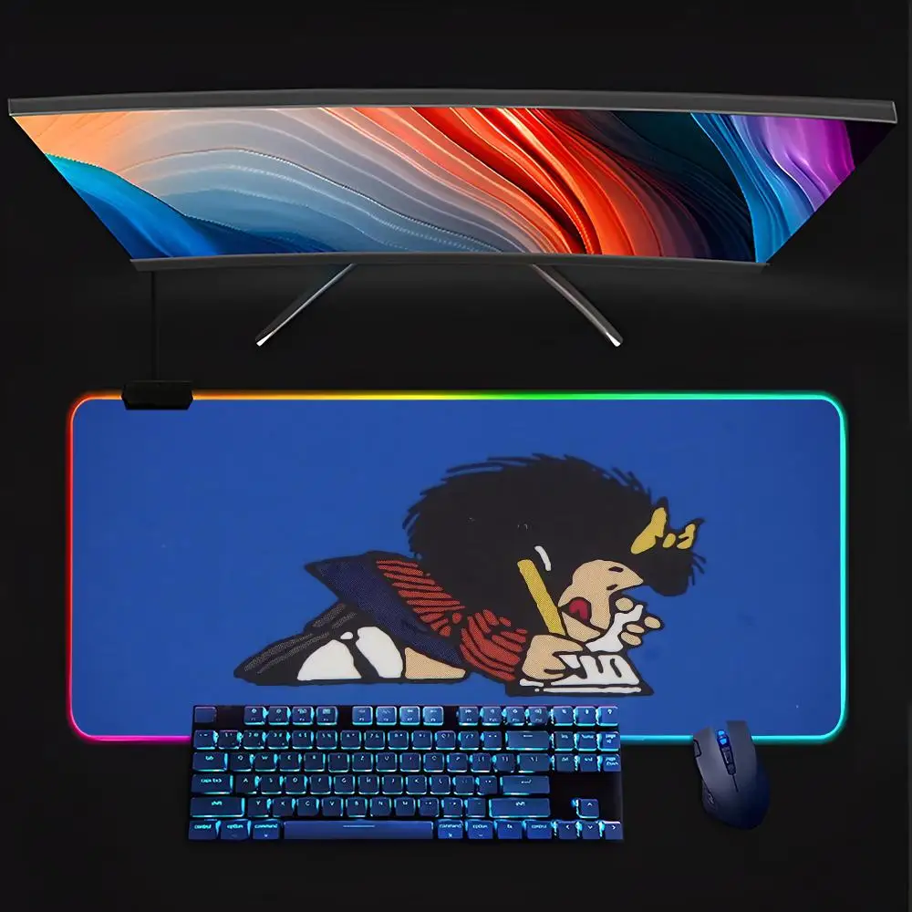 Коврик Mafalda для мыши, клавиатура, цвет RGB, светящийся резиновый коврик для геймеров, милый мультяшный игровой компьютер для мальчиков, девочек, друзей, праздников
Коврик Mafalda для мыши, клавиатура, цвет RGB, светящийся резиновый коврик для геймеров, милый мультяшный игровой компьютер для мальчиков, девочек, друзей, праздников