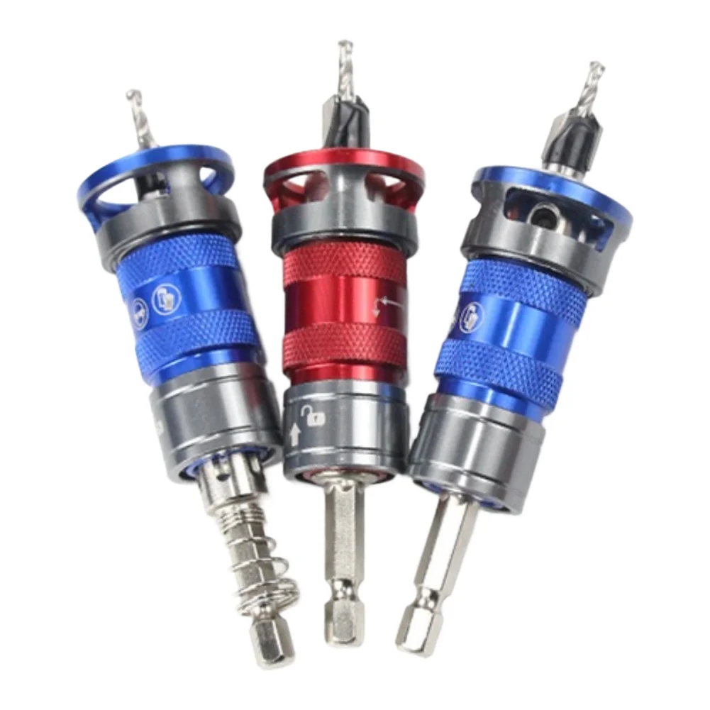 5Pcs Adjustable Countersink Drill Bit Set 4-Flute With Depth Stop For Wood Metal Plastic Drilling Tool
5Pcs Adjustable Countersink Drill Bit Set 4-Flute With Depth Stop For Wood Metal Plastic Drilling Tool