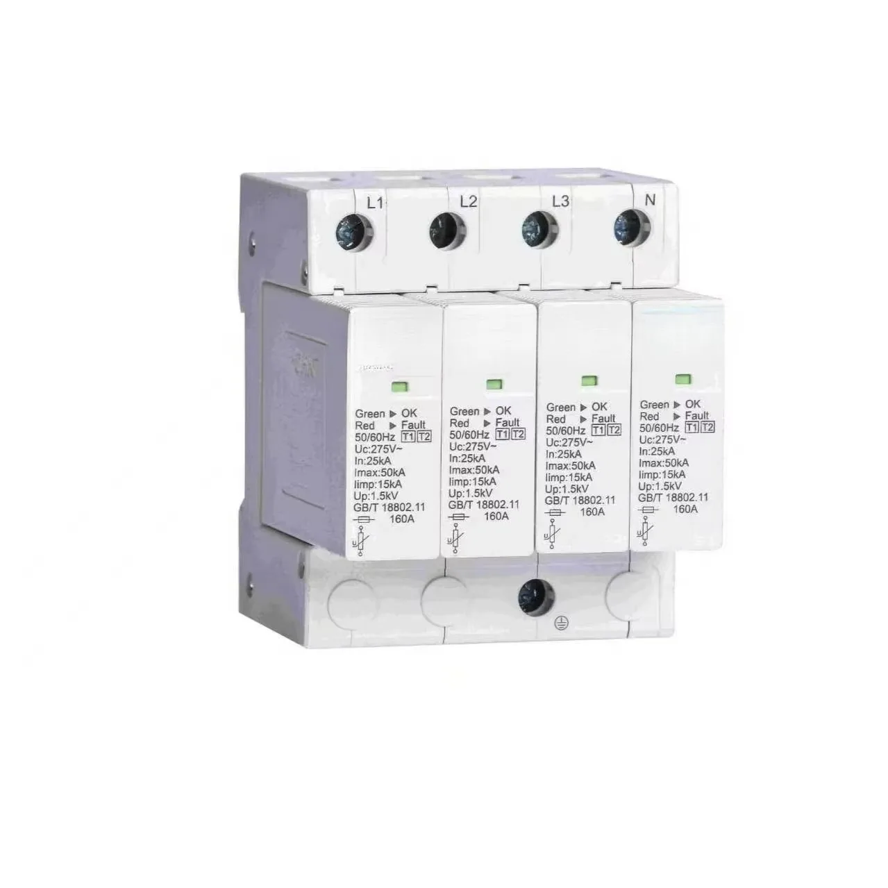 NU5NE-I II E Series Surge Protector 12.5KA 15KA Low Voltage Lightning Protection Device
NU5NE-I II E Series Surge Protector 12.5KA 15KA Low Voltage Lightning Protection Device