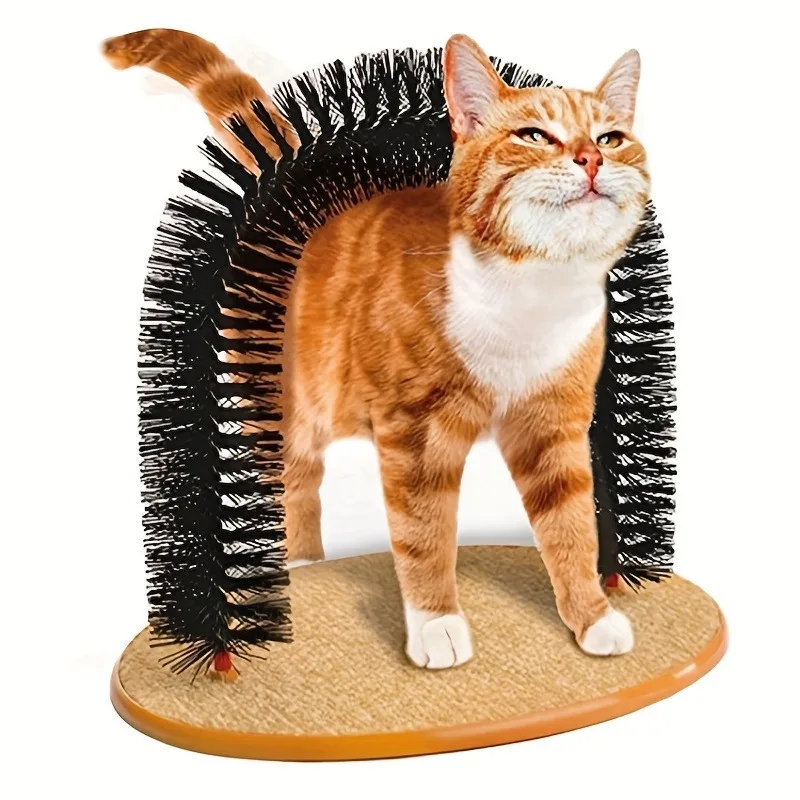 Cat arch self combing massage toy, multifunctional cat brush, cat scratching toy, cat kitten interactive supply
Cat arch self combing massage toy, multifunctional cat brush, cat scratching toy, cat kitten interactive supply