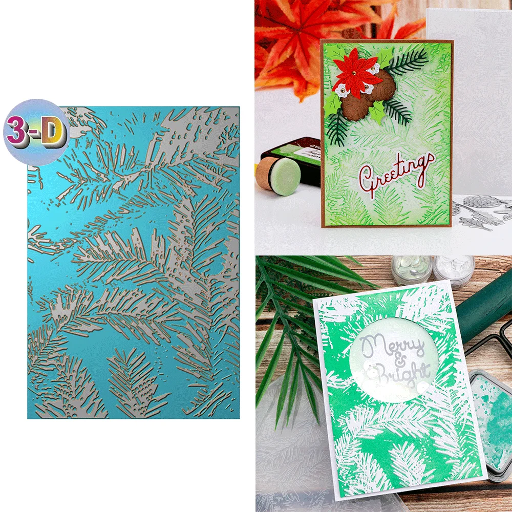 Forevergreen 3D Embossing Folder and Matching Dies for Adding Textured Detail To Paper Crafting Card Making Supplies
Forevergreen 3D Embossing Folder and Matching Dies for Adding Textured Detail To Paper Crafting Card Making Supplies